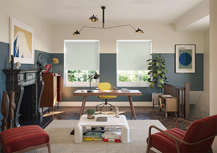 Arden (Blackout), Cloud Grey - Twist&Fit Roller Blind - Image 8